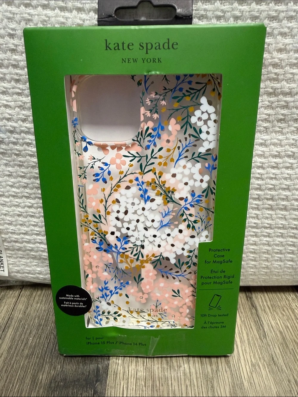 kate spade Clear Floral MagSafe Case for iPhone 14 Plus / IPhone 15 Plus